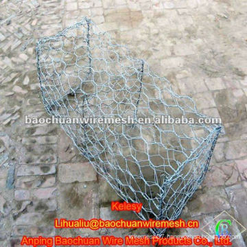 High quality silver galvanized gabion box in store